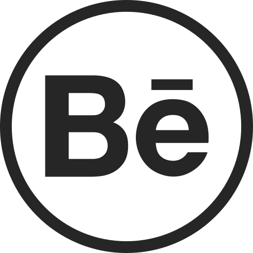 Behance, circle, high quality, media, portfolio, social, social media icon